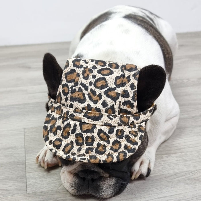 Dog Cap - Leopard - Dog Hats from Sale at DoggyTopia