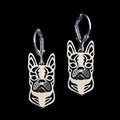 Dog Earrings - Boston Terrier - Earrings from . at DoggyTopia