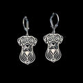 Dog Earrings - Boxer - Earrings from . at DoggyTopia