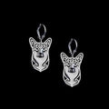 Dog Earrings - Corgi - Earrings from . at DoggyTopia