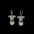 Dog Earrings - Greyhound - Earrings from . at DoggyTopia