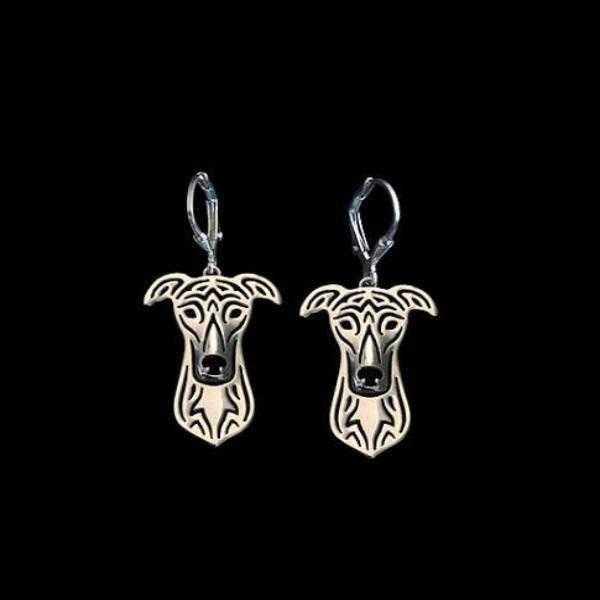 Dog Earrings - Greyhound - Earrings from . at DoggyTopia