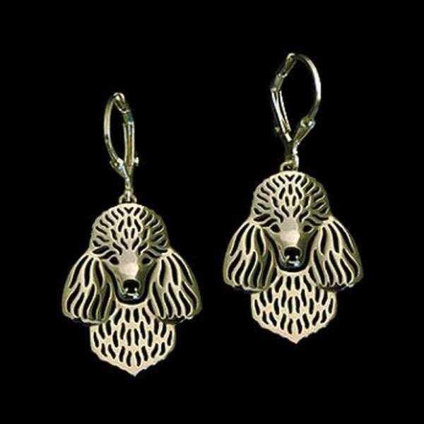 Dog Earrings - Poodle - Earrings from . at DoggyTopia