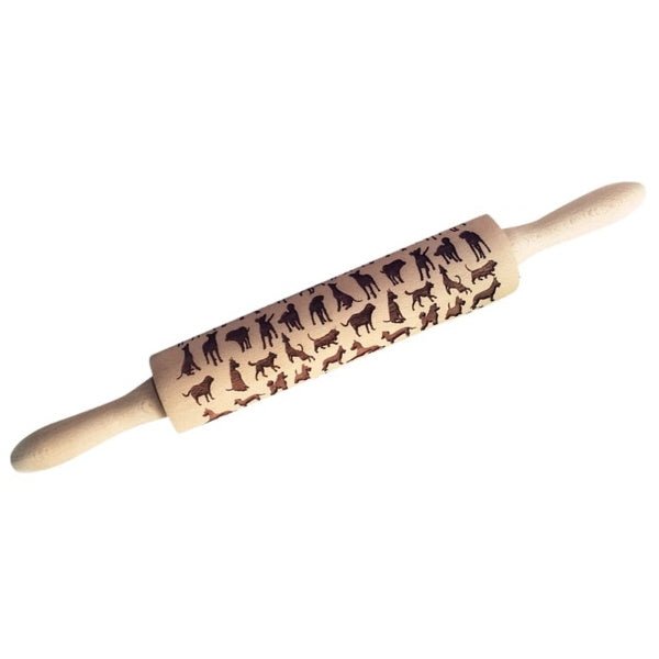 Dog Embossed Rolling Pin - Kitchen from Sale at DoggyTopia