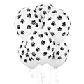 Dog Paw Prints Party Balloons - White - Party Balloons from . at DoggyTopia