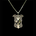 Dog Pendant Necklace - American Staffy - Necklaces from . at DoggyTopia
