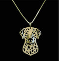 Dog Pendant Necklace - Dalmatian - Necklaces from . at DoggyTopia