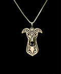 Dog Pendant Necklace - Greyhound - Necklaces from . at DoggyTopia