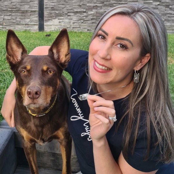 Dog Pendant Necklace - Kelpie - Necklaces from . at DoggyTopia
