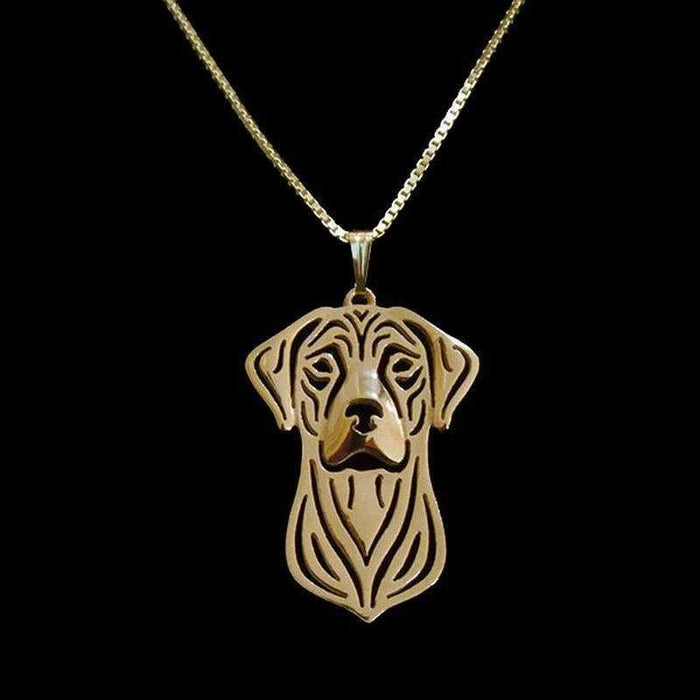 Dog Pendant Necklace - Ridgeback - Necklaces from . at DoggyTopia