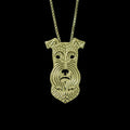 Dog Pendant Necklace - Schnauzer - Necklaces from . at DoggyTopia