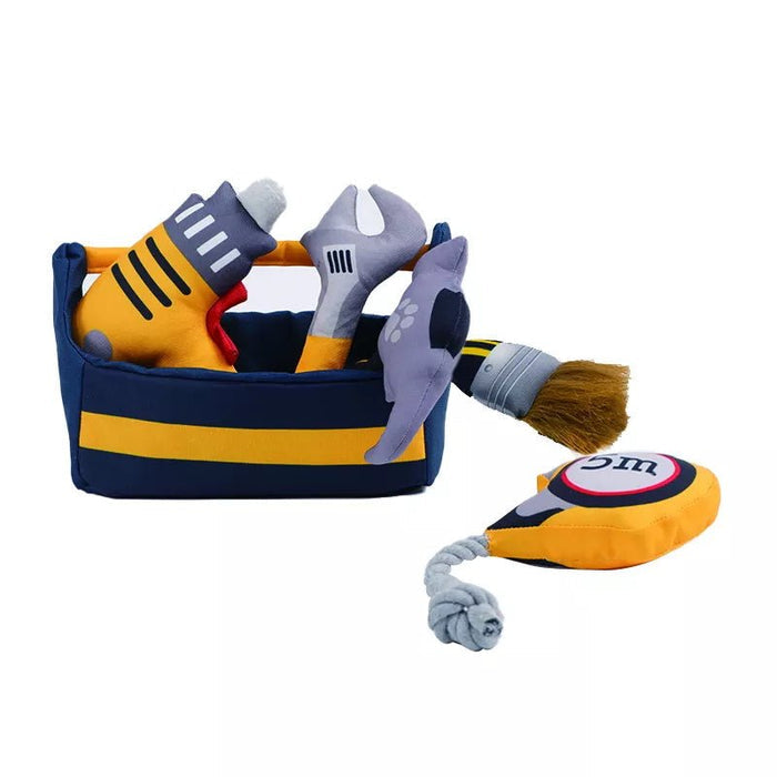 Dog Tool Box Set - Tough Toys from . at DoggyTopia