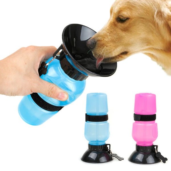 Dog Travel Water Squeeze Bottle 500ml - Travel Bottles from . at DoggyTopia