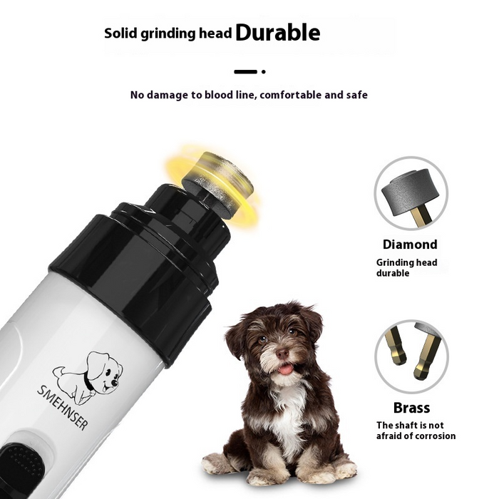 Electric Pet Nail Grinder with LED Light