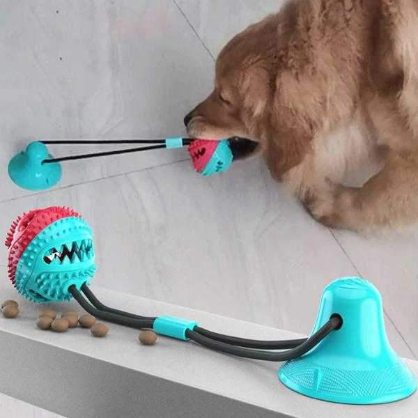 Enrichment Ball Suction Tug Toy - Suction Enrichment Toys from . at DoggyTopia