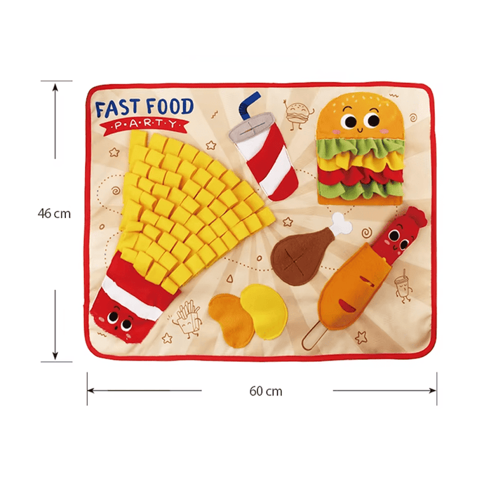 Fast Food Party Snuffle Mat - Snuffle Mats from Sale at DoggyTopia