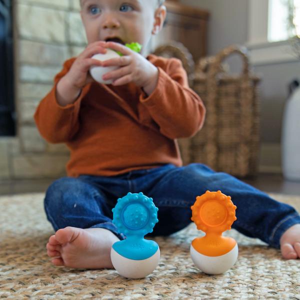 Fat Brain Toys Dimpl Wobble Green
