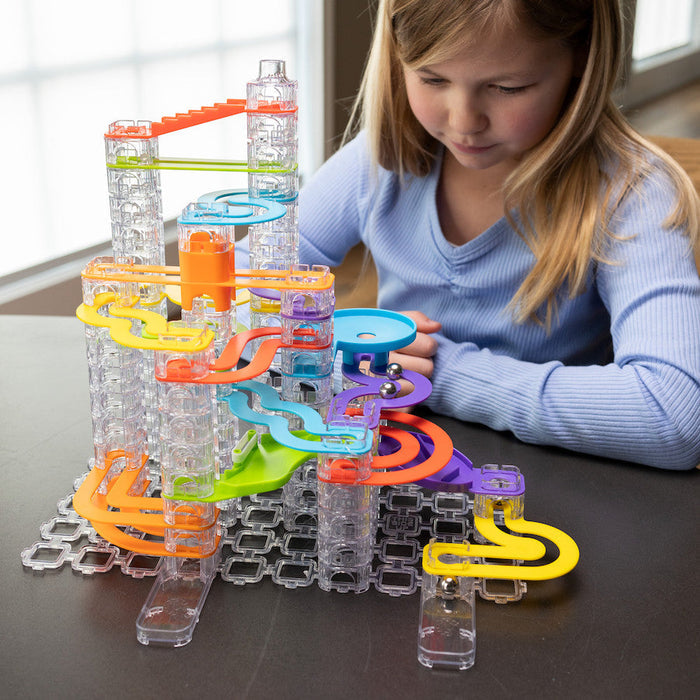 Fat Brain Toys Trestle Tracks Deluxe Set