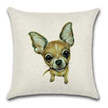 Fawn Chihuahua Throw Cushion - Cushions from . at DoggyTopia