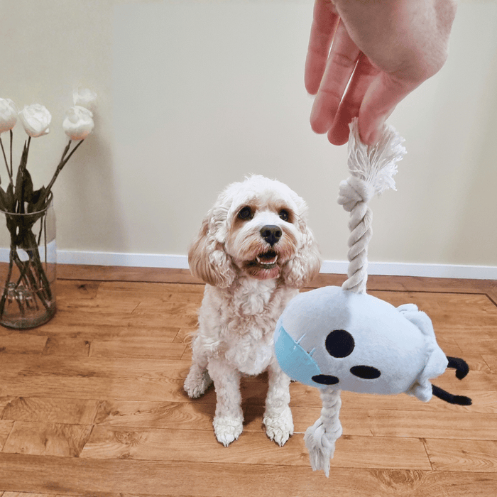 Ghosty Boo Rope Plush Dog Toy