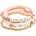 Great Pretenders Pink Love Bracelets
