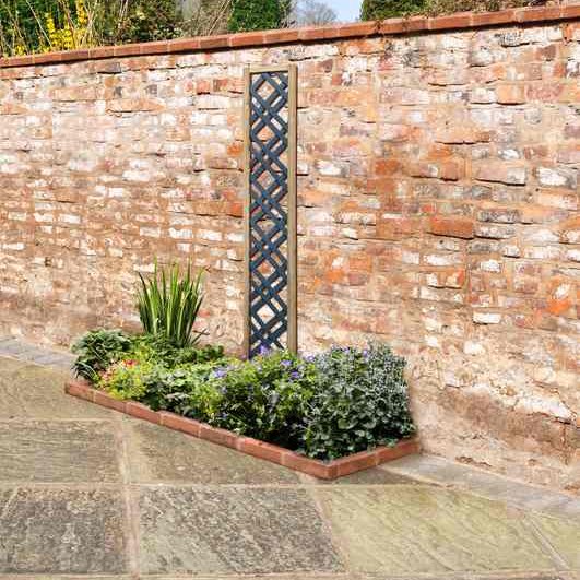 Grey Painted Lattice #0.3m
