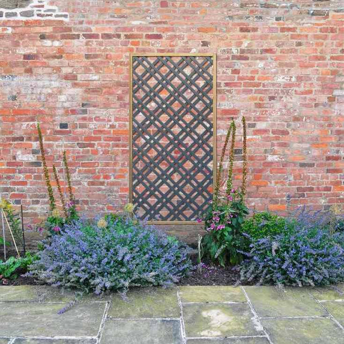 Grey Painted Lattice #0.9m