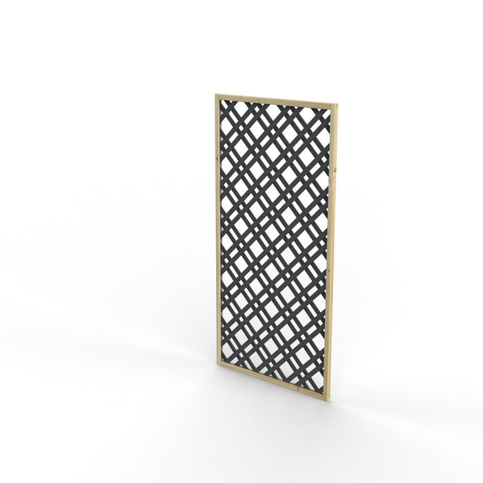 Grey Painted Lattice #0.9m