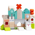 Haba Dog & Cat 31-Piece Wooden Building Block Set