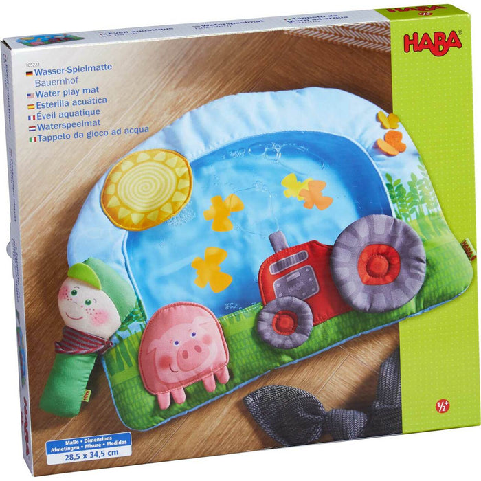 Haba Farm On the Farm Water Play Mat Tummy Time Activity