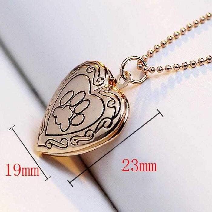 Heart Pendant Memorial Locket - Memorial from . at DoggyTopia