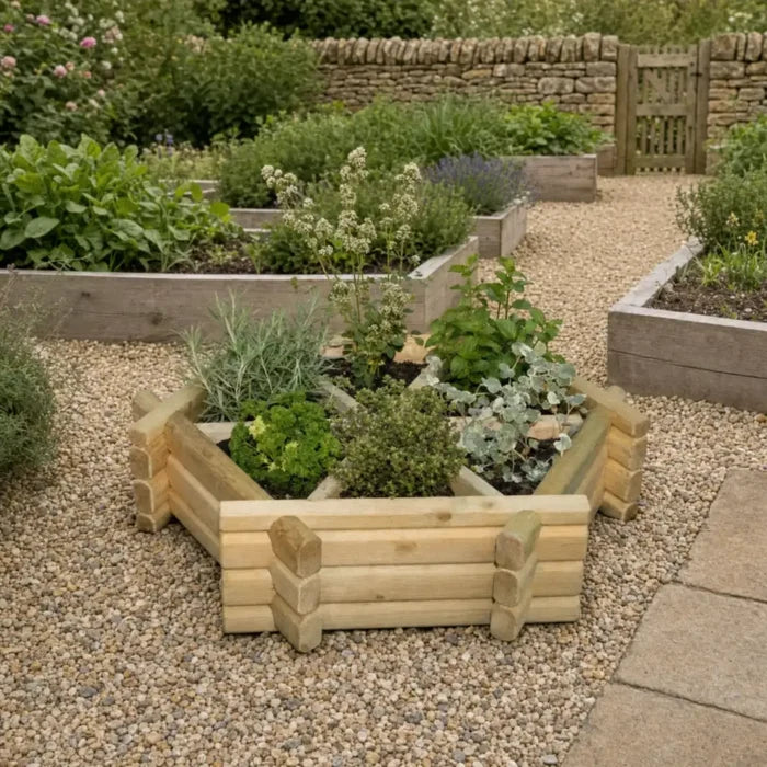 Herb Wheel Planter #76cm(L) x 76cm(W) x 20cm(H)