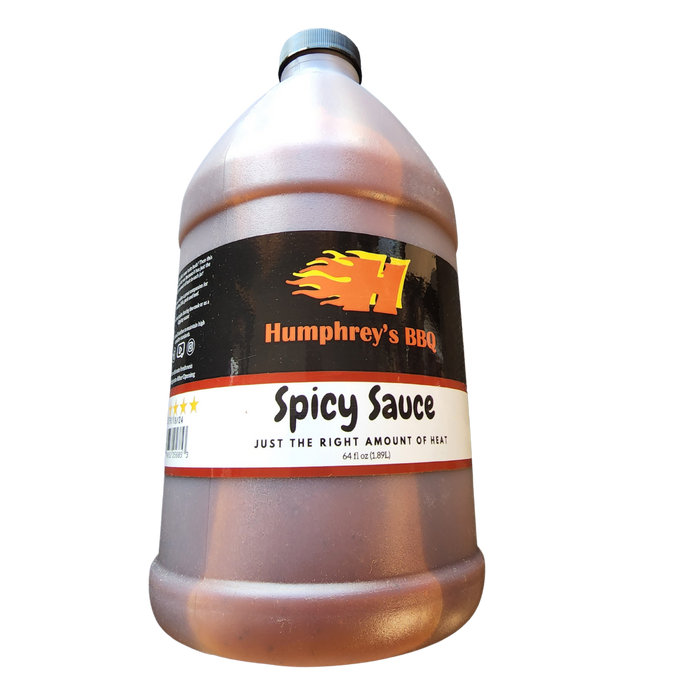Humphrey's Spicy Sauce - 1/2 gallon - Humphreys BBQ