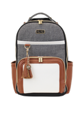 Itzy Ritzy Boss Plus Backpack Diaper Bag Coffee & Cream