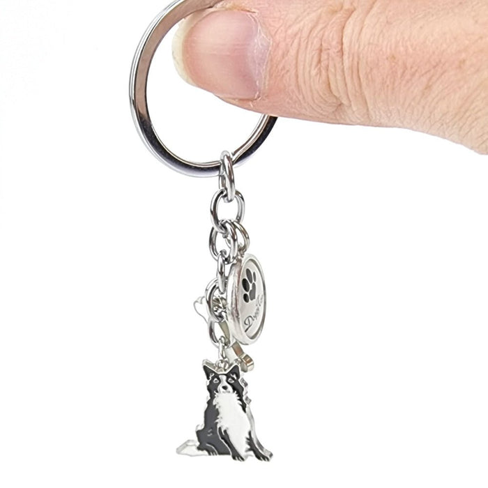 Key Ring Border Collie - Key Rings from . at DoggyTopia