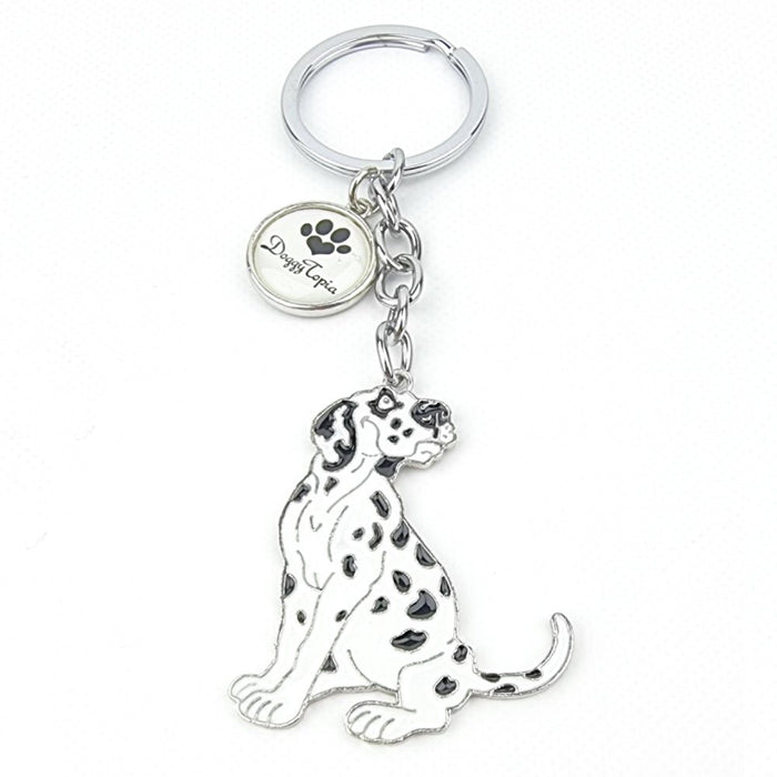 Key Ring Dalmatian - Key Rings from . at DoggyTopia