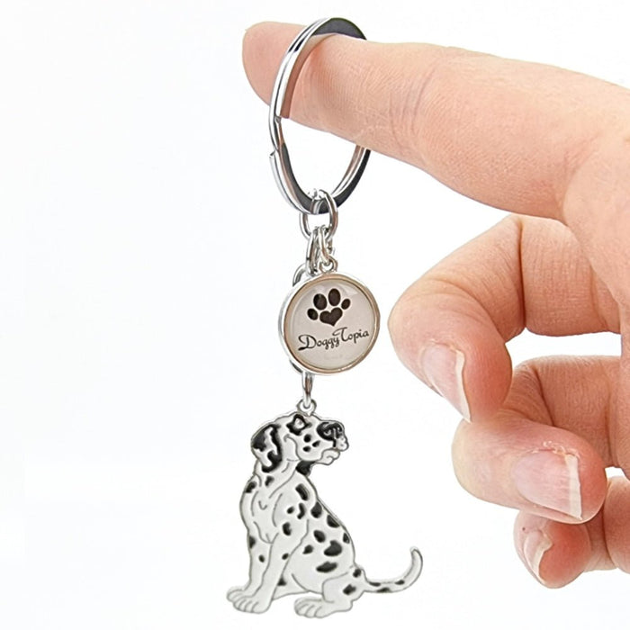 Key Ring Dalmatian - Key Rings from . at DoggyTopia