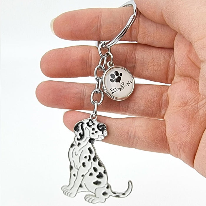 Key Ring Dalmatian - Key Rings from . at DoggyTopia