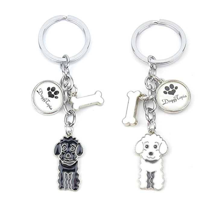 Key Ring Poodle - Key Rings from . at DoggyTopia