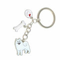 Key Ring Samoyed - Key Rings from Sale at DoggyTopia