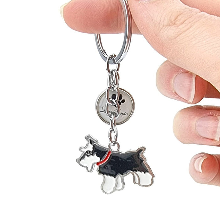 Key Ring Schnauzer - Key Rings from . at DoggyTopia