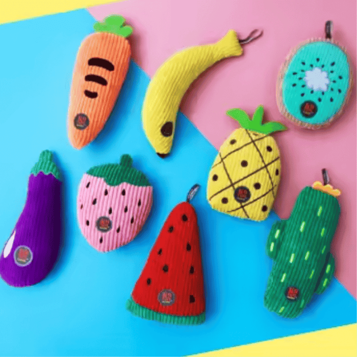 Kiwi Fruit Plush Dog - Plush Toys from . at DoggyTopia