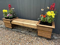 Knights Double Planter Bench Flat Packed