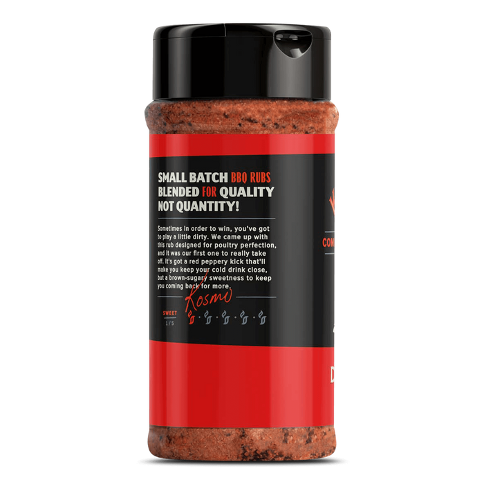 KOSMOS Q BBQ RUB - DIRTY BIRD - Humphreys Smokers