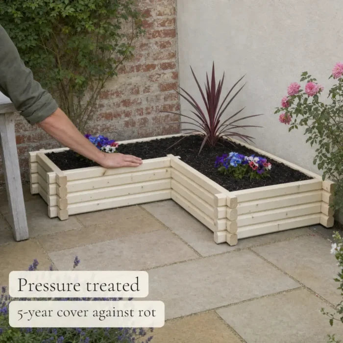 L-Shaped Planter #122cm(L) x 69cm(W) x 30cm(H)