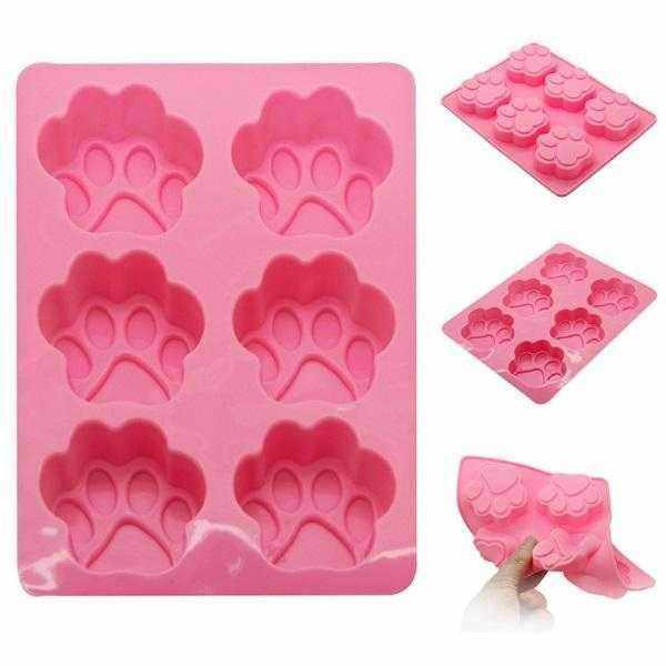 Large Paws Silicone Mould - Moulds from . at DoggyTopia