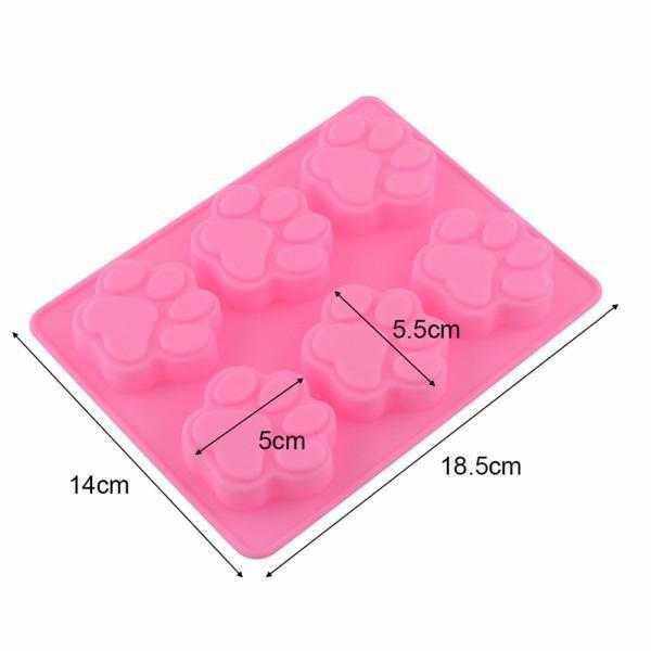 Large Paws Silicone Mould - Moulds from . at DoggyTopia