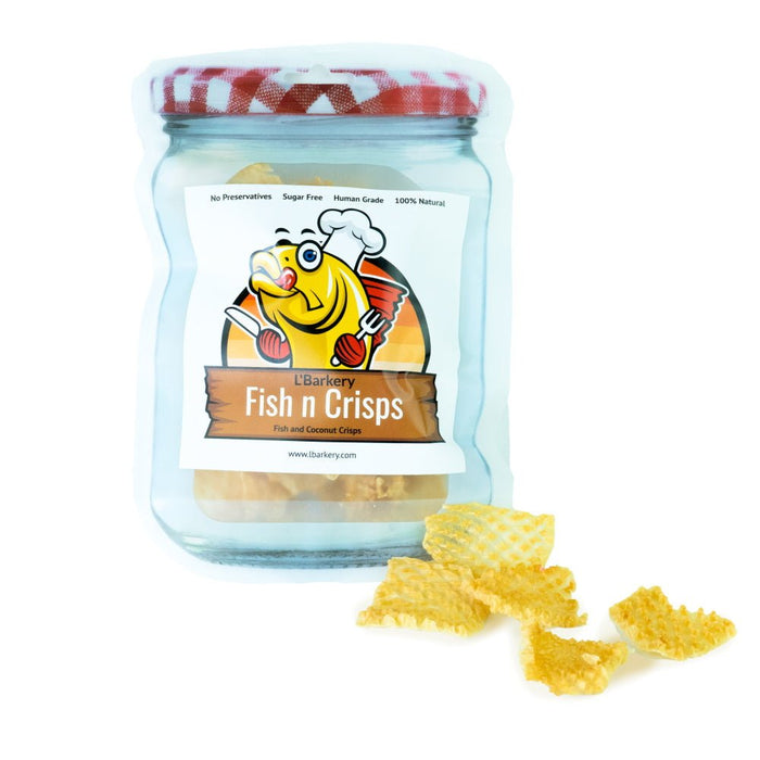 L'Barkery Fish N Crisps - Treats from L'Barkery at DoggyTopia