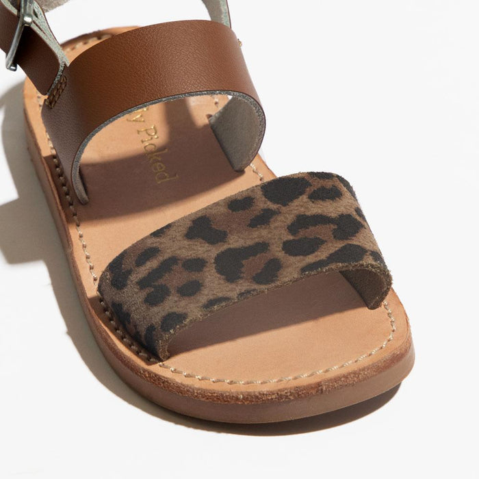 Leopard/Cognac Sanibel Sandal