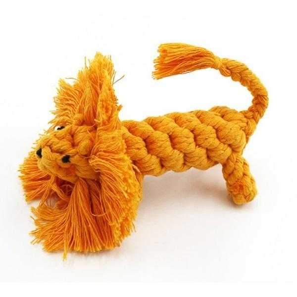 Lion Rope Dog Toy - Rope Toys from . at DoggyTopia
